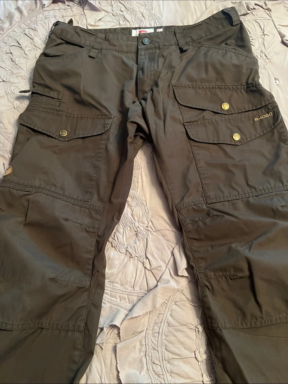 Men's FJALLRAVEN Cargo Pants G-1000